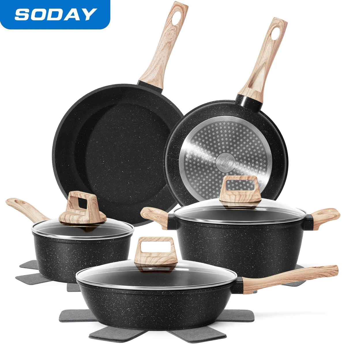 Granite Induction Cookware Set