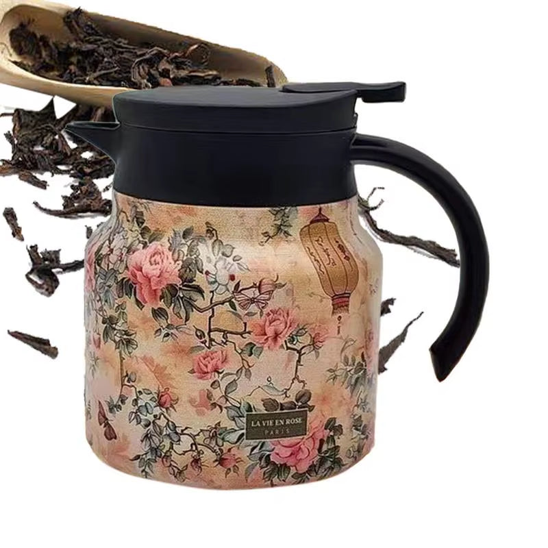 Vintage Thermal Insulation Tea & Coffee Pot – Keep Your Drinks Hot in Style