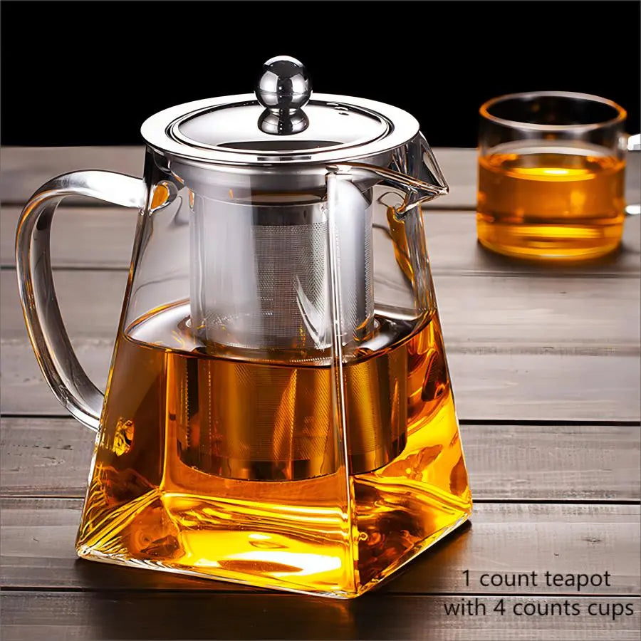 Glass Teapot Set
