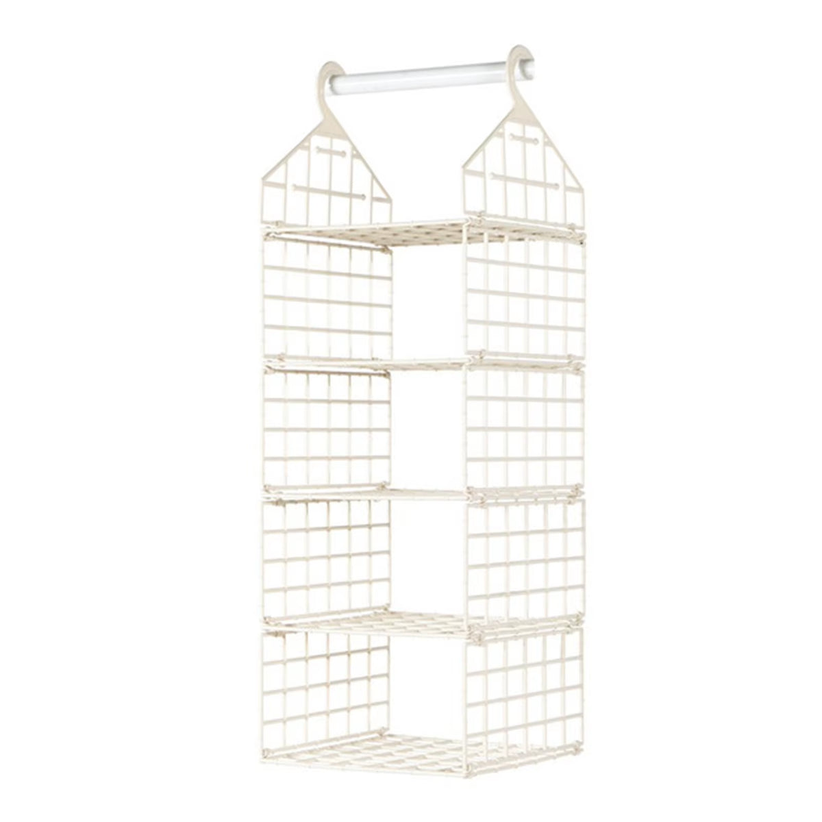 ClosetMax™ Foldable Hanging Organizer – Multi-Tier Space Saver for Pajamas, Coats, Sweaters & More