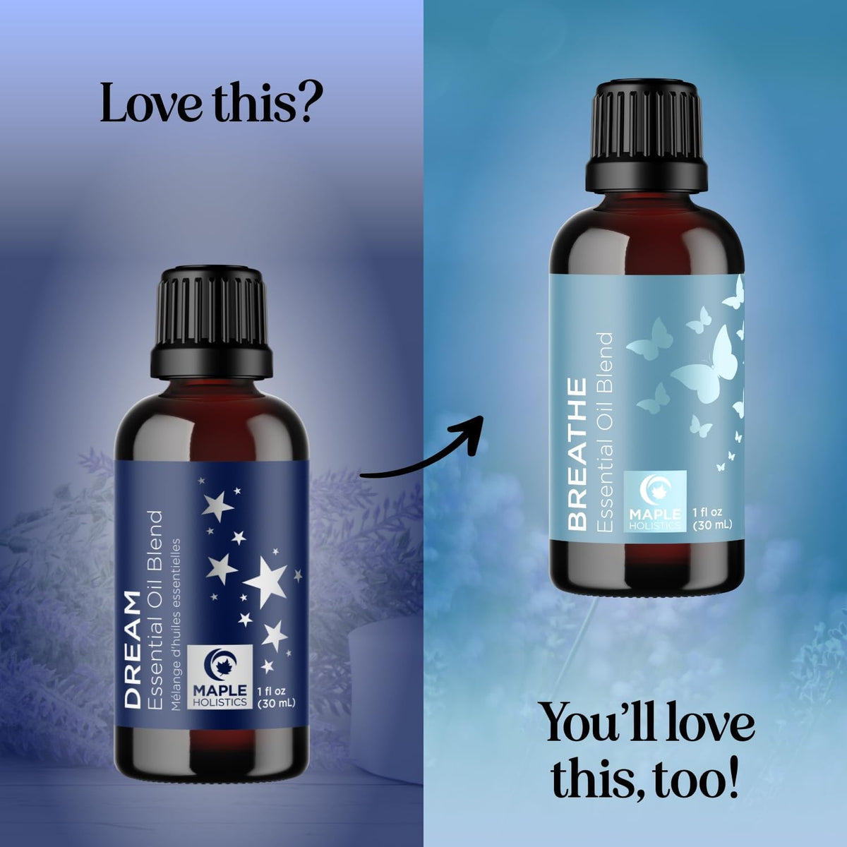 Sleep Essential Oil Blend for Diffuser - Dream Essential Oils for Diffusers | Aromatherapy and Relaxation with Clary Sage Ylang-Ylang Roman Chamomile and Lavender for Sleep Time Support (1 Fl Oz)